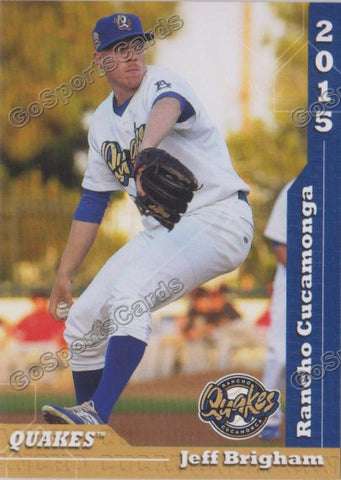 2015 Rancho Cucamonga Quakes Jeff Brigham