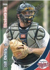 2006 Elizabethton Twins Jeff Christy