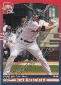 2008 Portland Seadogs Jeff Corsaletti