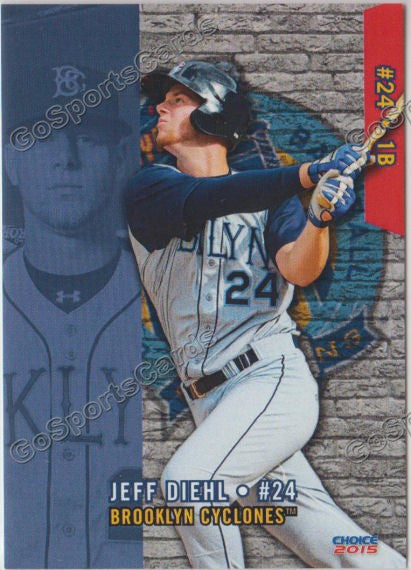 2015 Brooklyn Cyclones Jeff Diehl