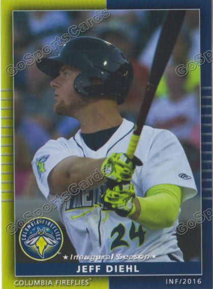 2016 Columbia Fireflies Jeff Diehl