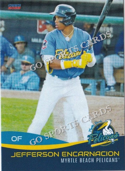 2023 Myrtle Beach Pelicans Jefferson Encarnacion