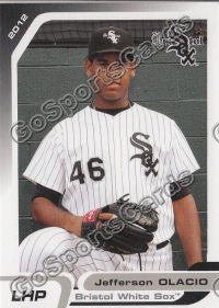 2012 Bristol White Sox Jefferson Olacio