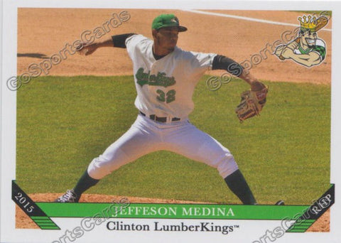 2015 Clinton Lumberkings Jeffeson Medina