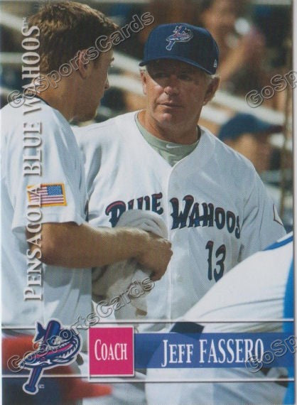 2014 Pensacola Blue Wahoos Jeff Fassero