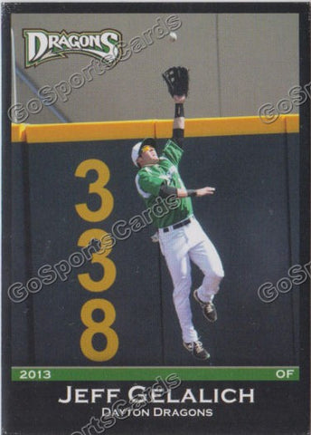 2013 Dayton Dragons Jeff Gelalich