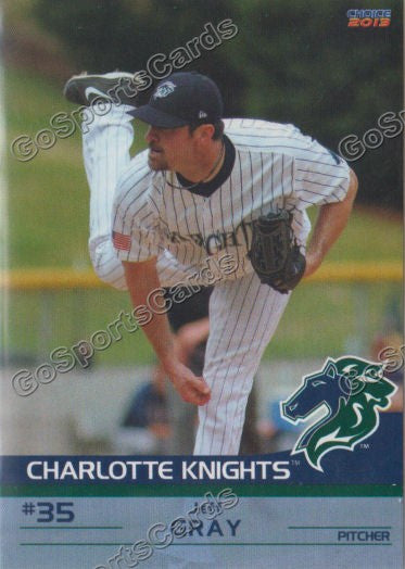 2013 Charlotte Knights Jeff Gray