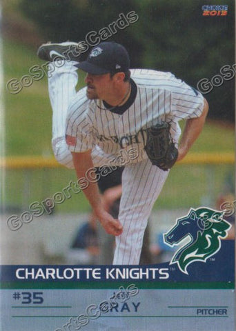 2013 Charlotte Knights Jeff Gray