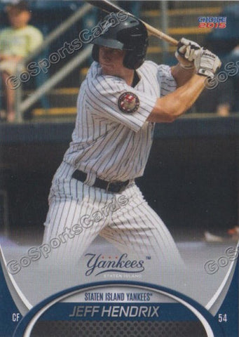 2015 Staten Island Yankees Jeff Hendrix