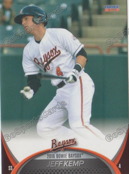 2016 Bowie Baysox Jeff Kemp