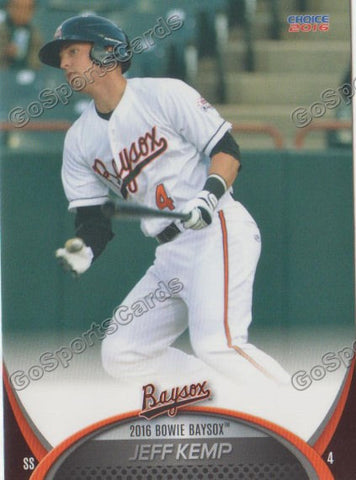 2016 Bowie Baysox Jeff Kemp