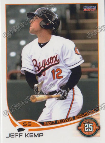 2017 Bowie Baysox Jeff Kemp