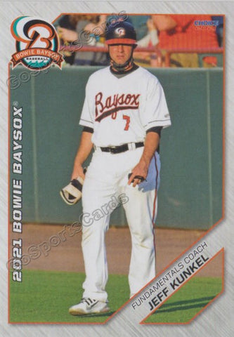 2021 Bowie Baysox Jeff Kunkel