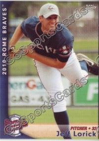 2010 Rome Braves Jeff Lorick