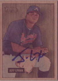 Jeff Lyman 2005 Bowman Heritage #296 (Autograph)