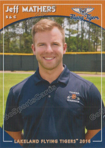 2016 Lakeland Flying Tigers Jeff Mathers
