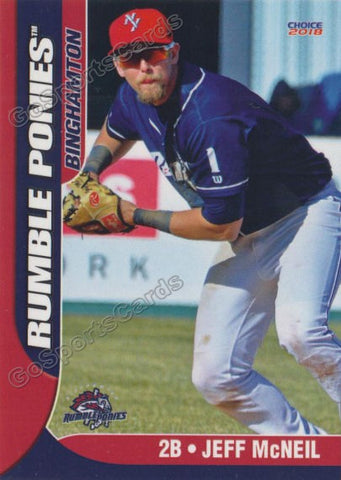 2018 Binghamton Rumble Ponies Jeff McNeil