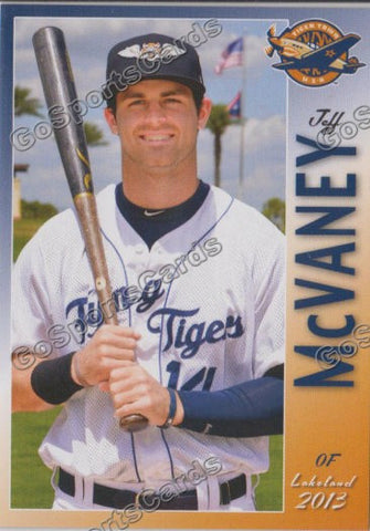 2013 Lakeland Flying Tigers Jeff McVaney