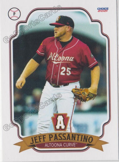 2021 Altoona Curve Jeffrey Jeff Passantino