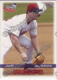 2003 Clearwater Phillies Jeff Phelps