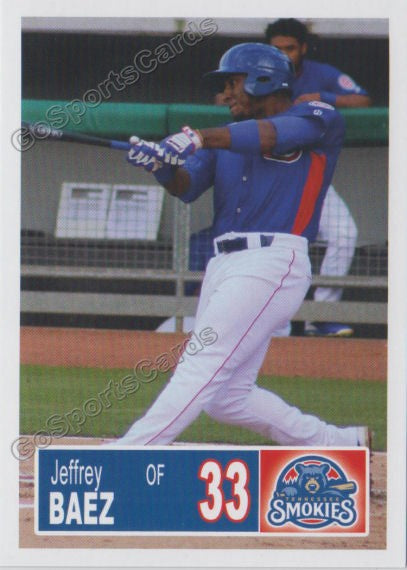 2018 Tennessee Smokies Jeffrey Baez