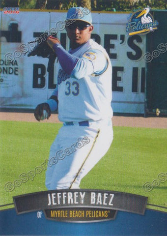 2016 Myrtle Beach Pelicans Jeffrey Baez