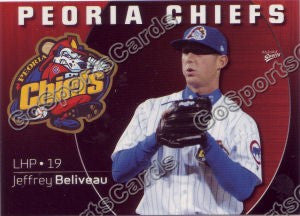 2009 Peoria Chiefs Jeffrey Beliveau