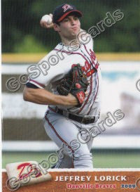 2009 Danville Braves Jeffrey Lorick