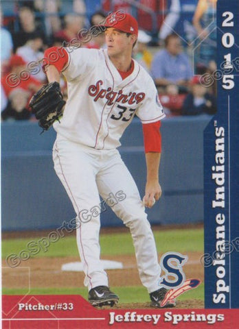 2015 Spokane Indians Jeffrey Springs