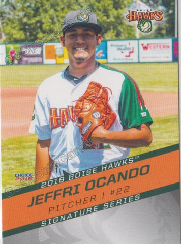 2018 Boise Hawks Jeffri Ocando