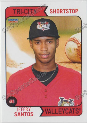 2015 Tri City ValleyCats Jeffry Santos