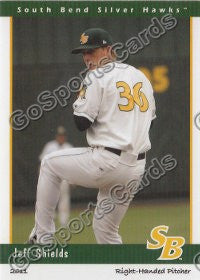 2011 South Bend Silver Hawks Jeff Shields