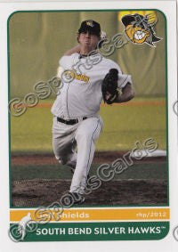 2012 South Bend Silver Hawks Jeff Shields