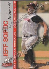 2012 Kannapolis Intimidators Jeff Soptic