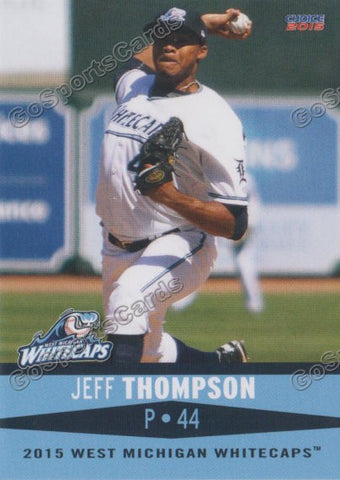 2015 West Michigan Whitecaps Jeff Thompson