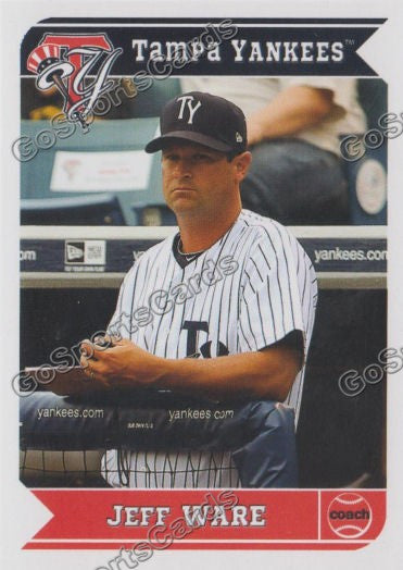 2013 Tampa Yankees Jeff Ware