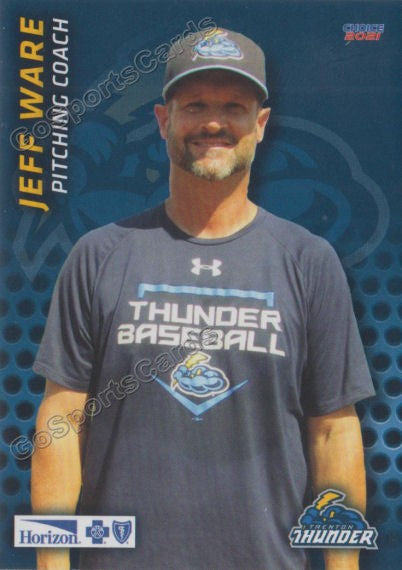 2021 Buffalo Bisons Trenton Thunder Jeff Ware