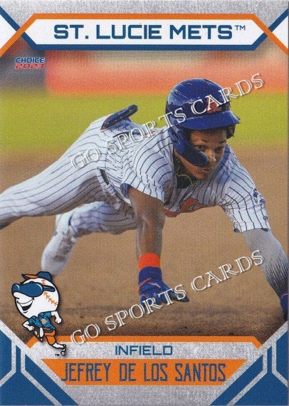 2023 St Lucie Mets Jefrey De Los Santos – Go Sports Cards