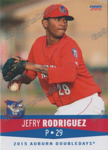 2015 Auburn Doubledays Jefry Rodriguez