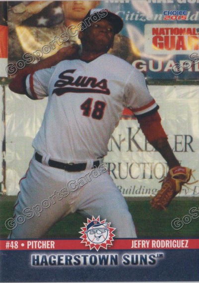 2015 Hagerstown Suns Jefry Rodriguez