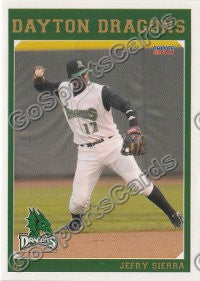 2011 Dayton Dragons Jefry Sierra