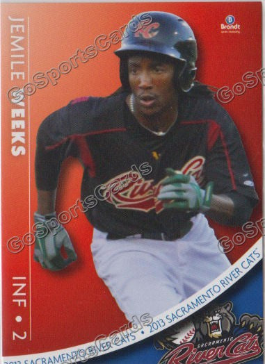 2013 Sacramento River Cats Jemile Weeks