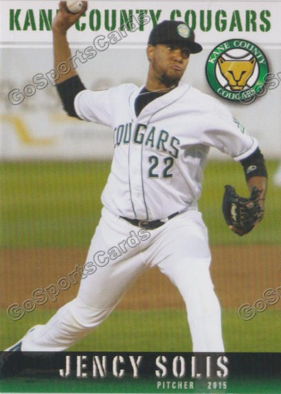 2015 Kane County Cougars Jency Solis