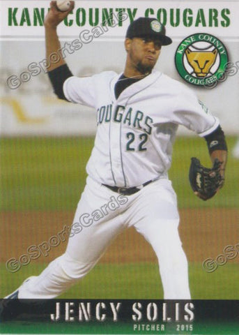 2015 Kane County Cougars Jency Solis