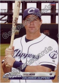 2010 Columbus Clippers Jerad Head