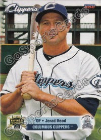 2011 Columbus Clippers Jerad Head