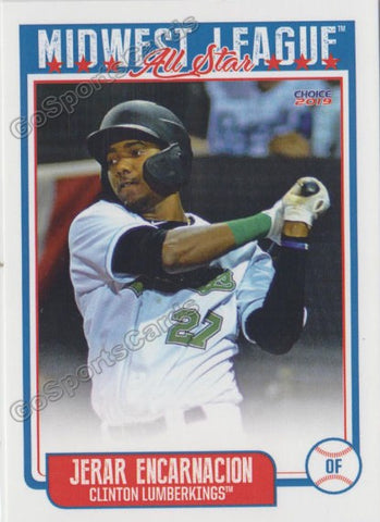 2019 Midwest League All Star Western BT Jerar Encarnacion