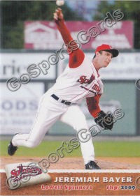2009 Lowell Spinners Jeremiah Bayer