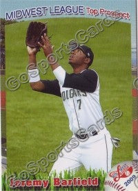 2009 MidWest League Top Prospects Jeremy Barfield
