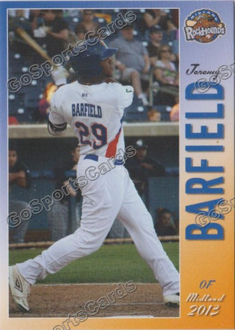 2013 Midland RockHounds Jeremy Barfield